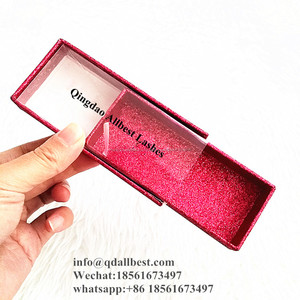 Crear su <span class=keywords><strong>propia</strong></span> marca pivar Etiqueta de embalaje personalizado de pestañas de visón de caja con superior de PVC - Product Image 6