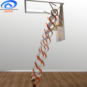 <span class=keywords><strong>Escalera</strong></span> Telescópica Retráctil de Acero al Carbono para Techo de Villa - Product Image 2