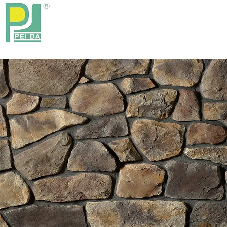 Pedras artificiais de alta qualidade para casa de parede exterior