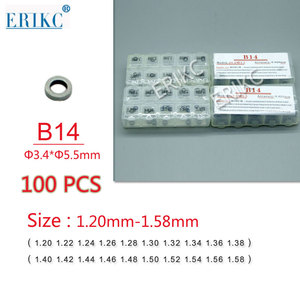 ERIKC B14 Common Rail Iniettore Rondella Spessori dimensione: 1.20 millimetri-1.38 millimetri di Regolazione Shim Kit di Riparazione vestito Per Boch 0445110 #0445120 # - Product Image 2