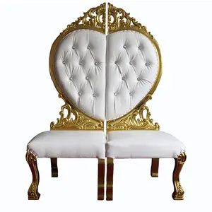 Современная старинная королевская невеста и жених стулья роскошный Львиный Трон диван для свадьбы король и королева сидения для столовой в отеле