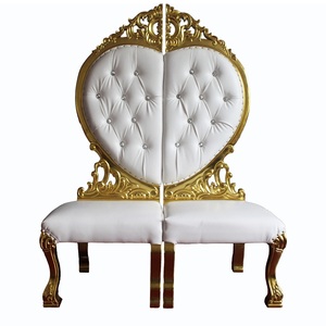Kursi pengantin antik Modern Royal pengantin pria <span class=keywords><strong>Sofa</strong></span> takhta mewah untuk tempat duduk pernikahan Raja dan Ratu untuk ruang duduk Hotel makan - Product Image 1