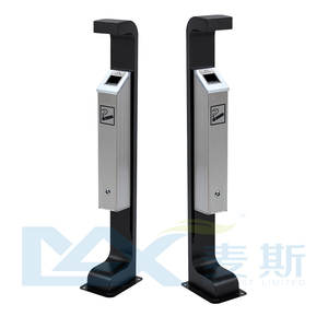 Groothandel Ingebouwde <span class=keywords><strong>Floor</strong></span> Stand Metalen Asbak Met Custom Logo Voor Outdoor - Product Image 2