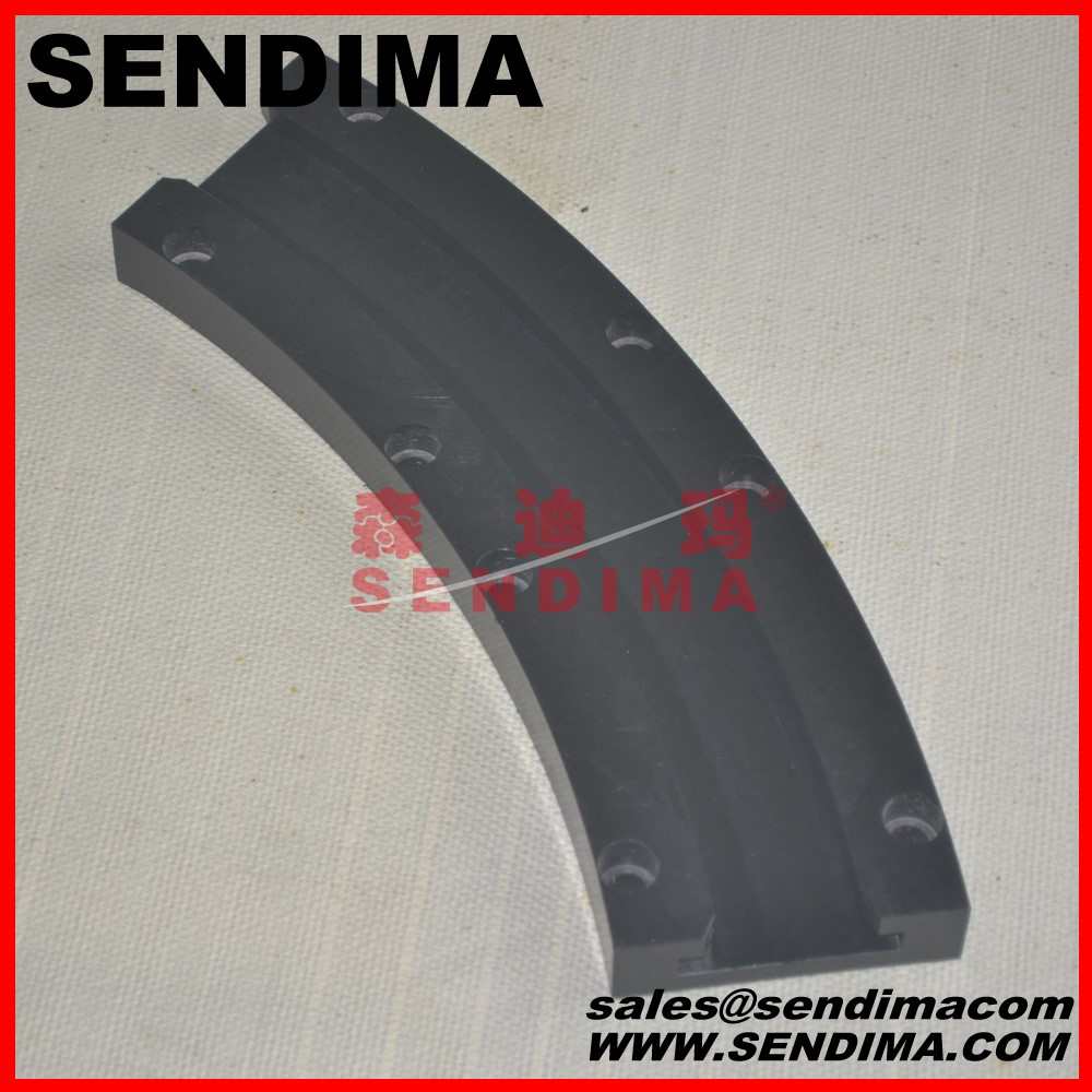 UHMWPE plastic chain guide rail manufacturer/curved orbit/guide rail