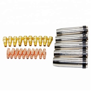 Bộ Phụ Kiện Huarui MIG 145.0078 Vòi Phun 140.0242 CU-E Đầu Tiếp Xúc 142.0020Tip Bộ Khuếch Tán Khí Cho Mỏ Hàn <span class=keywords><strong>MB36KD</strong></span> MIG - Product Image 1