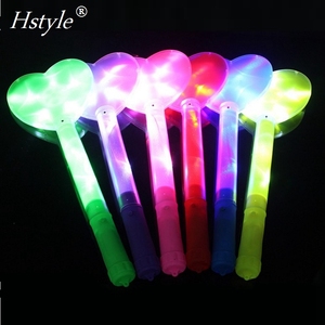 Hstyle Kinder bevorzugen bunte LED-Leuchtstäbe im Dunkeln Stern Fairy Stick Prinzessin Kostüm zubehör Princess Star Wand - Product Image 6