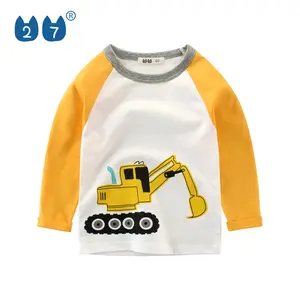 Boys New Design Cheap Price Long Sleeve Kids T Shirt China Wholesale Boys T-Shirts