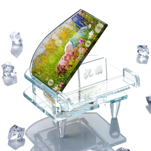 Sunmeta Top chiaro bomboniere alla moda regali di <span class=keywords><strong>compleanno</strong></span> sublimazione cristallo cornice <span class=keywords><strong>per</strong></span> <span class=keywords><strong>foto</strong></span> di pianoforte - Product Image 4