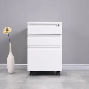 mobile pedestal moveable cabinet modern home storage drawer filing cabinet