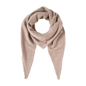 Cashmere triangle scarf Solid color elegant sofe skin-friendly scarf