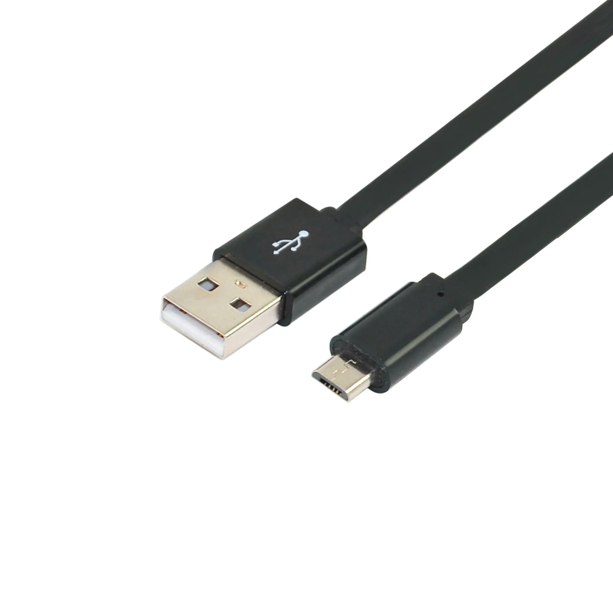 6mm width flat micro usb cable data charge cable V8 usb cable for android phone