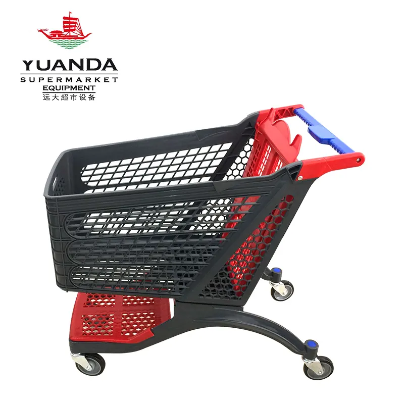 Folding shopping trolley, shopping carts