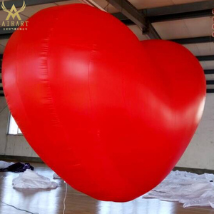Ventas calientes Nueva forma Diseño Boda Inflables Globos en forma <span class=keywords><strong>de</strong></span> corazón rojo - Product Image 3