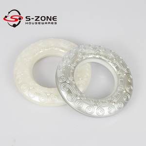 Haute qualité blanc en plastique rideau <span class=keywords><strong>silence</strong></span> anneaux - Product Image 3