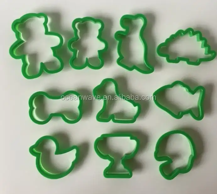 Food grade Plastica 3d cookie cutter cookie stamp