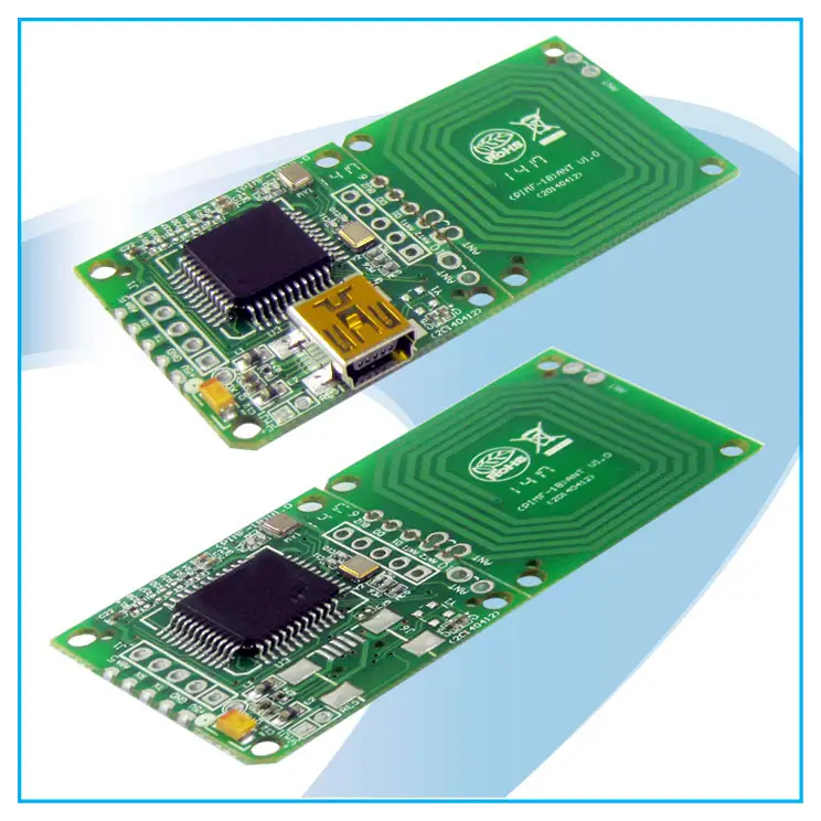 HF ISO 14443A RFID 13.56MHz akıllı kart okuma modülü, Wiegand 26/34 uçları, USB,UART