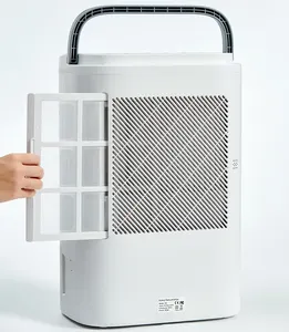 Desumidificador de ar fresco, desumidificador eletrônico para interior doméstico, automático, inteligente, 220v, 2.5 litros, desumidificador