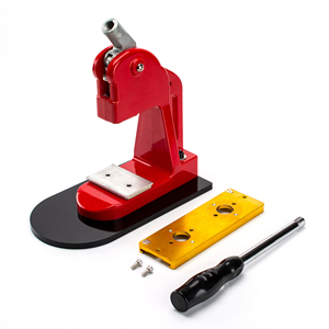 Bottone manuale all'ingrosso di alta qualità che fa bottone a macchina metallo e distintivo di plastica che fa fabbricazione a macchina - Product Image 1
