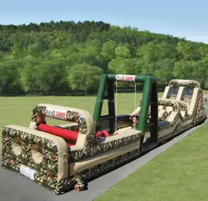 Factory outlet giant boot camp inflatable obstacle course