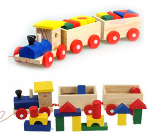 2023 nóng bán sản phẩm mới bằng gỗ trẻ em Đồ chơi bằng gỗ khối xây dựng <span class=keywords><strong>TRAIN</strong></span> <span class=keywords><strong>SET</strong></span> - Product Image 2