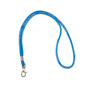Benutzer definiertes Logo Gewebtes rundes <span class=keywords><strong>Lanyard</strong></span>-Halsband mit Metall haken Polyester <span class=keywords><strong>Jacquard</strong></span> <span class=keywords><strong>Lanyard</strong></span> Hochwertige runde Nylon-Lan yards - Product Image 5