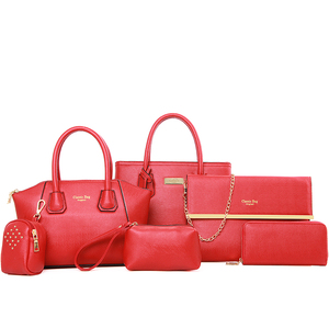 2019 más nuevo de moda de las señoras de lujo bolso dama <span class=keywords><strong>6</strong></span> piezas de cuero de la pu bolso de las mujeres bolso de mano - Product Image 6