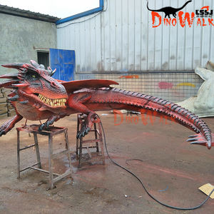 Dino052 Animatronic Roaring Artificial Parque de Atracciones dragón para venta - Product Image 5