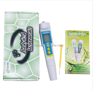 เครื่องวัดค่า <span class=keywords><strong>pH</strong></span> แบบดิจิตอล3-in-1 PH986ขนาดพกพาเพื่อการอ่านค่า <span class=keywords><strong>PH</strong></span> มิเตอร์ที่สะดวก - Product Image 1