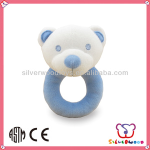 musicial sonaglio peluche per bambini giocattoli fabbricati con tessuto di cotone - Product Image 1