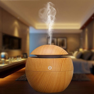 <span class=keywords><strong>2025</strong></span> portabel 130ML usb-aroma pelembab udara H2O LED lampu malam penyebar minyak esensial ultrasonik rumah tangga Hotel aromaterapi