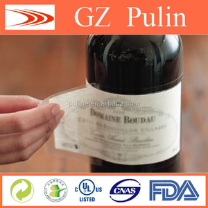 Estándar personalizado etiqueta de vino botellas de vino de tamaño etiqueta - Product Image 1