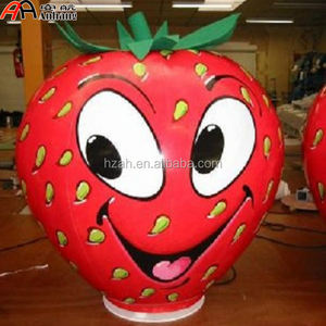 Iklan Dekorasi Inflatable Strawberry Buatan Big Strawberry Promosi Iklan - Product Image 1