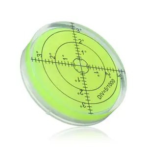 60X12Mm Precisie Groene Schijf Ronde Circular Waterpas Meetinstrument