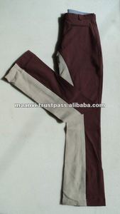 Culotte d'équitation en tissu tricoté macro de conception personnalisée la plus vendue avec siège en silicone ou patch au genou pour les sports équestres - Product Image 2