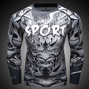 Cody Lundin Rash Guard manches longues Sublimation Spiderman Raglan t Shirt - Product Image 6