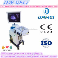 Venta al por mayor de fábrica, animales pequeños, hospital, Trolly, veterinaria, ultrasonido, serie DAWEI VET