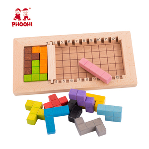 Alta calidad niños aprendizaje educativo <span class=keywords><strong>tetris</strong></span> rompecabezas <span class=keywords><strong>tetris</strong></span> de madera para niños 3 + - Product Image 1