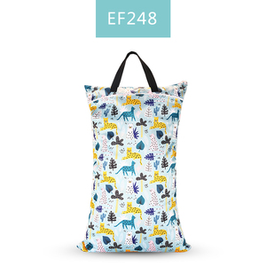 Elbaby tas penyimpan perjalanan besar bayi, kantung kain popok basah portabel ukuran besar dapat dicuci - Product Image 2