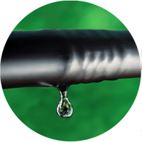 Tuyau d'irrigation goutte à goutte rond de 16 mm pour système d'irrigation agricole