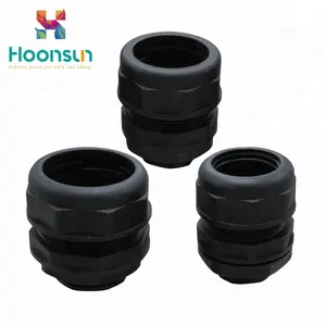 Wholesale prices PG type IP68 rubber cable gland waterproof plastic cable gland nylon from hongxiang