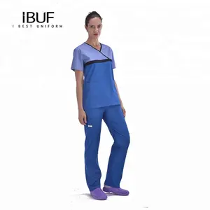 Scrub <span class=keywords><strong>in</strong></span> Vietnam uniforme da <span class=keywords><strong>infermiere</strong></span> medico femminile - Product Image 1