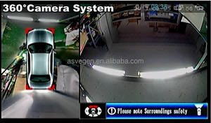 360 grados cámara de Auto sistema de examen cámara de 360 grados vista de pájaro ángulo coche caja negra para Nissan 2010 NV200 - Product Image 3