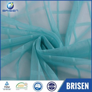 블루 격자 무늬 최고의 살까 명주 그물 도매 - Product Image 3