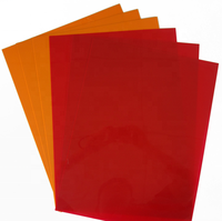Feuille de gaufrage en plastique PP clair, rigide et personnalisable, 0.4mm, 1 pièce