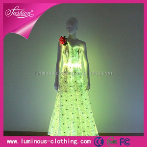 Luces led trajes de baile de las muchachas formales ' de noche para mujer vestidos largos de verano para mujeres - Product Image 2