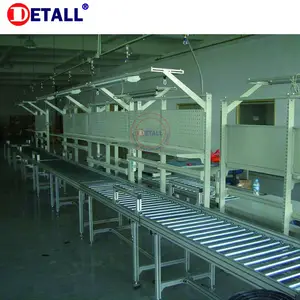 Detall Factory Custom-made Automatic Operation Belt Conveyor Electronics Mobile Phone Assembly Line System For Smart Phone