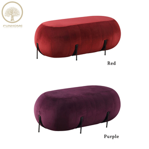 Pochette de rangement en velours, <span class=keywords><strong>mousse</strong></span> avec panier de rangement repose-pieds - Product Image 6