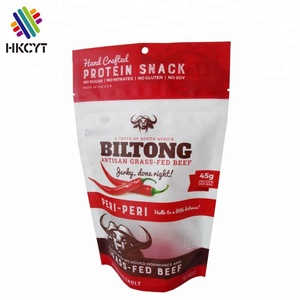 Bolsa de plástico para envasado de alimentos, envase de comida de 45g con cremallera y agujero - Product Image 2