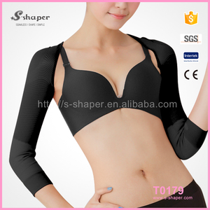Body moldeador de brazo maduro para mujer, Corrector de postura transpirable y sin costuras, ropa moldeadora de Control de barriga para adultos, para mujer, 2017 - Product Image 3