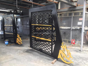 יוקרה עתיק יצוק ברזל מפואר שער ראשי עיצוב בחניה שער עיצוב גבול קיר שער למכירה - Product Image 5